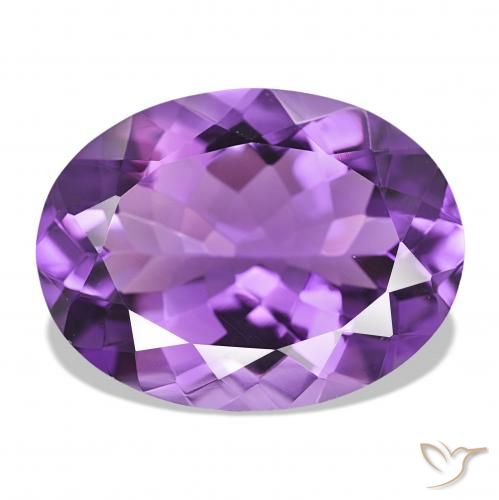 9,17 ctw natürlicher Lebhaftes Violett Amethyst, Oval, IF