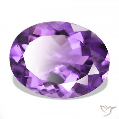 9,17 ctw natürlicher Lebhaftes Violett Amethyst, Oval, IF