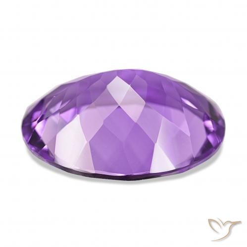 9,17 ctw natürlicher Lebhaftes Violett Amethyst, Oval, IF