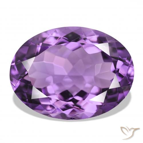 9,17 ctw natürlicher Intensives Violett Amethyst, Oval, IF
