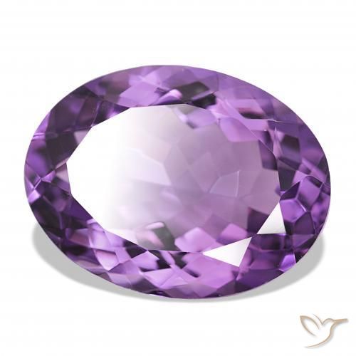 9,17 ctw natürlicher Intensives Violett Amethyst, Oval, IF