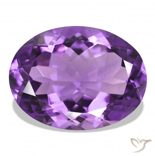 9,17 ctw natürlicher Lebhaftes Violett Amethyst, Oval, IF