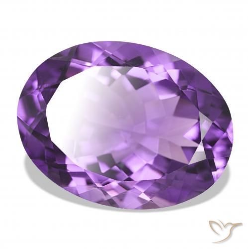 9,17 ctw natürlicher Lebhaftes Violett Amethyst, Oval, IF