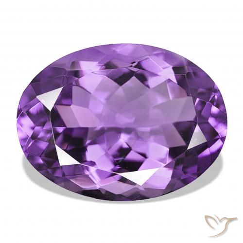 9,17 ctw natürlicher Intensives Violett Amethyst, Oval, IF