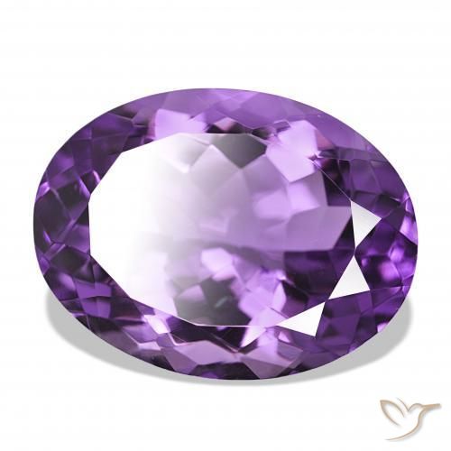 9,17 ctw natürlicher Intensives Violett Amethyst, Oval, IF