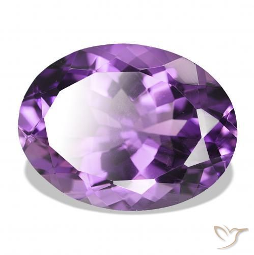 9,17 ctw natürlicher Rosaig-violett Amethyst, Oval, IF