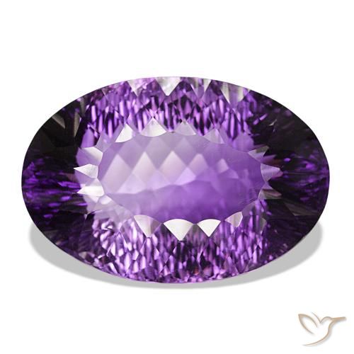 9,17 ctw natürlicher Mittelviolett Amethyst, Oval Schliff, VVS
