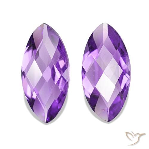 1.01 ct natürliche Lebhaftes Violett Amethyst-Edelsteine, Marquise, VS