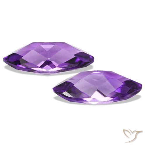 1.01 ct natürliche Lebhaftes Violett Amethyst-Edelsteine, Marquise, VS