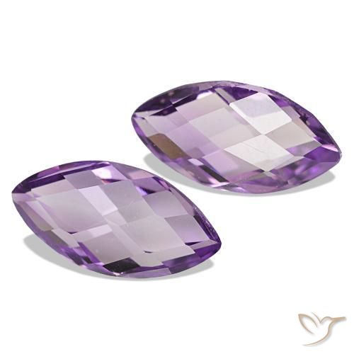 1.22 ct natürliche Hell-Mittelviolett Amethyst-Edelsteine, Marquise, VVS-VS