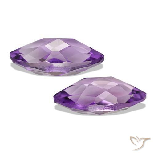 1.22 ct natürliche Hell-Mittelviolett Amethyst-Edelsteine, Marquise, VVS-VS