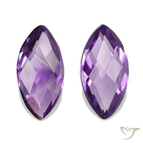 1.29ctw Medium Light Purplish-Violet Amethyst Edelsteine, Marquise, VVS-VS