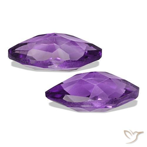 1.29 ct natürliche Medium Light Purplish-Violet Amethyst-Edelsteine, Marquise, VVS-VS