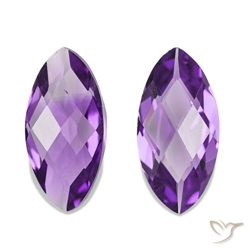 0,95 ct natürliche violetter Amethyst-Edelsteine, Marquise, VVS-VS