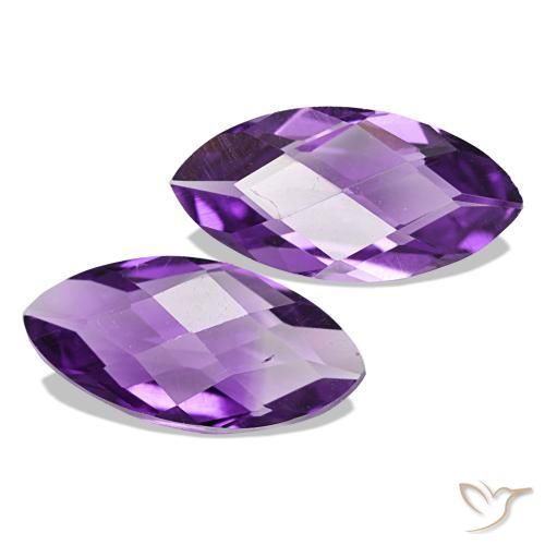 0,95 ct natürliche violetter Amethyst-Edelsteine, Marquise, VVS-VS