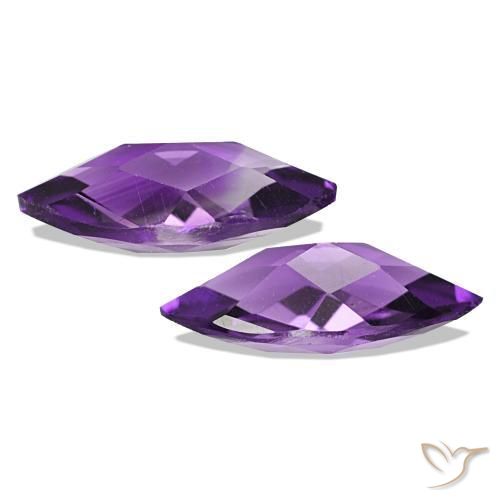 0,95 ct natürliche violetter Amethyst-Edelsteine, Marquise, VVS-VS
