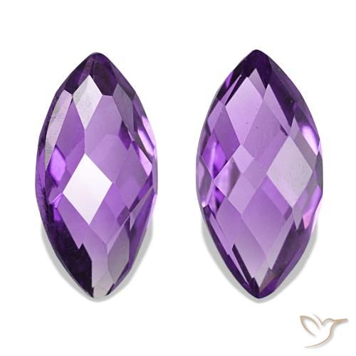 1.14 ct natürliche tiefrosa-violett Amethyst-Edelsteine, Marquise, VVS-VS