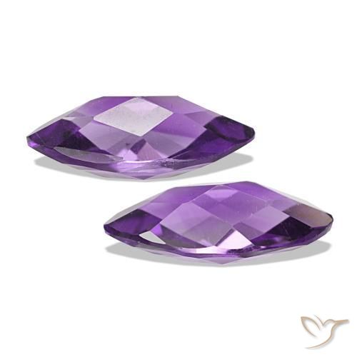 1.03 ct natürliche tiefviolett Amethyst-Edelsteine, Marquise, VVS-VS