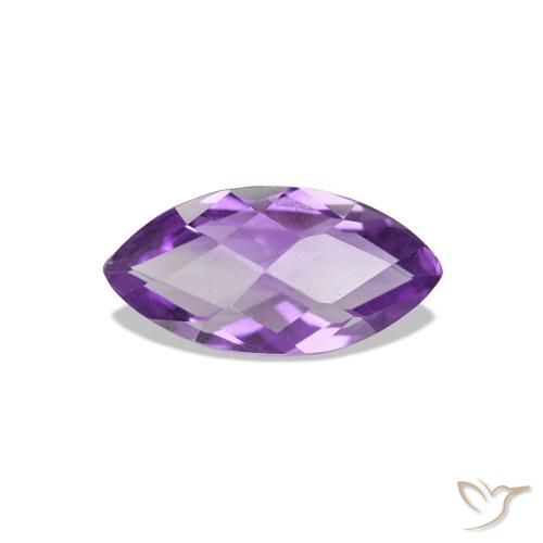 0.62ct tiefviolett Amethyst, Marquise, VVS