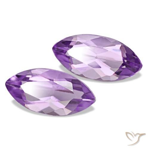 2.25 ct natürliche Aubergine Veilchen Amethyst-Edelsteine, Marquise, VVS-VS