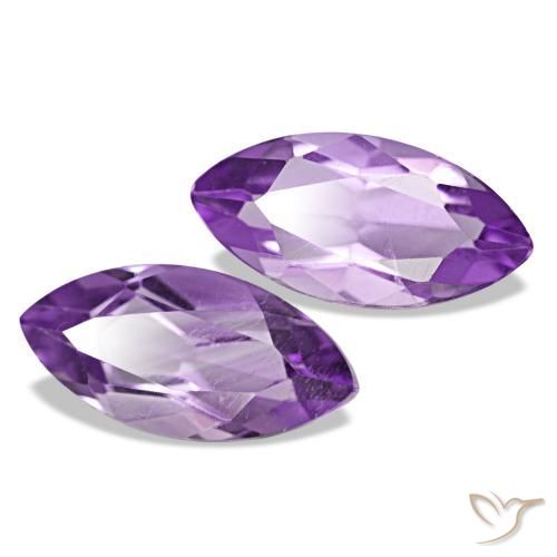 2.16 ct natürliche Mittelviolett Amethyst-Edelsteine, Marquise, VS
