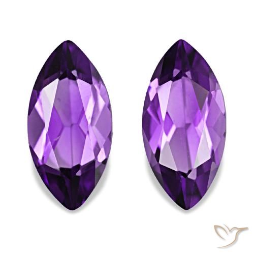 1.97 ct natürliche Lebhaftes Violett Amethyst-Edelsteine, Marquise, VS