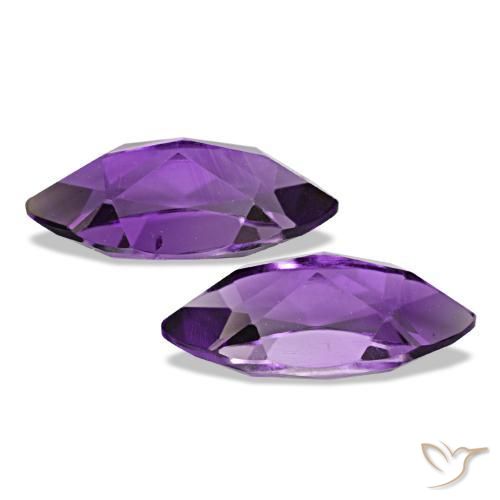 1.97 ct natürliche Lebhaftes Violett Amethyst-Edelsteine, Marquise, VS
