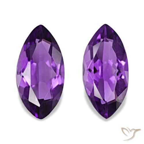 1.71 ct natürliche Intensives Violett Amethyst-Edelsteine, Marquise, VS