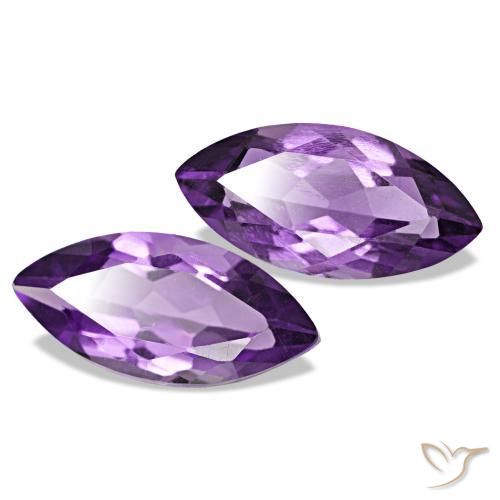 1.96 ct natürliche Lebhaftes Violett Amethyst-Edelsteine, Marquise, VS