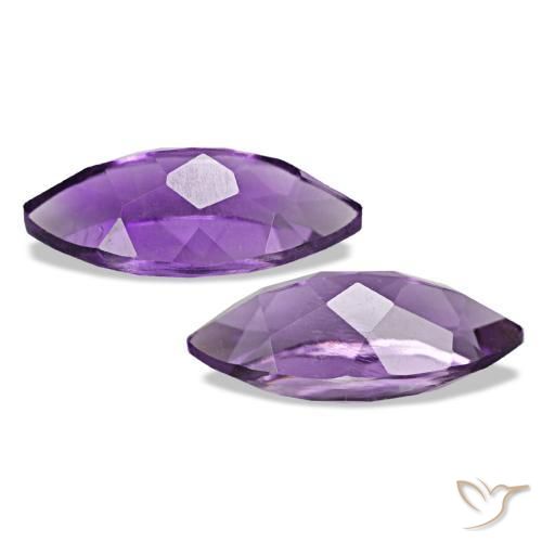 1.96 ct natürliche Lebhaftes Violett Amethyst-Edelsteine, Marquise, VS