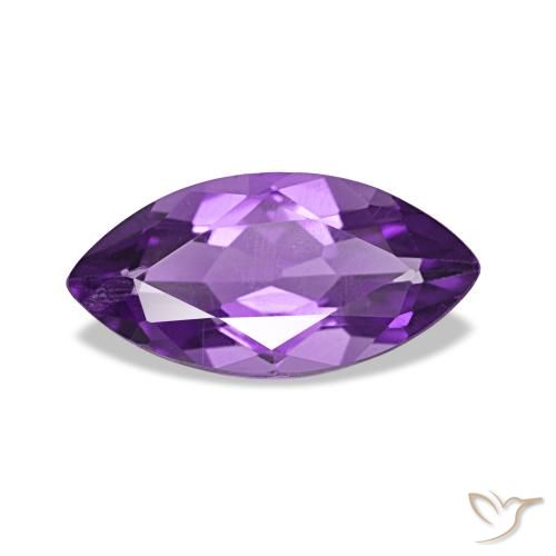 0.92ct Tiefviolettes Violett Amethyst, Marquise, VS