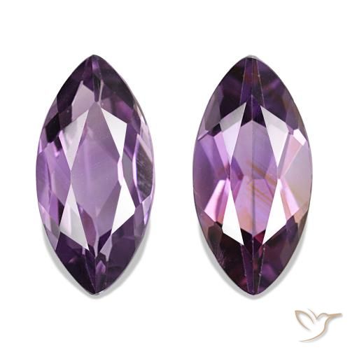 2.07ctw Mittelviolett Amethyst, Marquise, VS