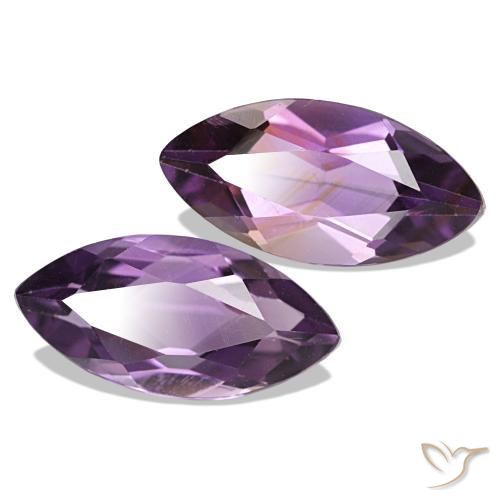 2.07 ct natürliche Mittelviolett Amethyst-Edelsteine, Marquise, VS