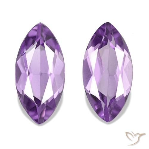 1.99 ct natürliche Lilaisch-violett Amethyst-Edelsteine, Marquise, VS