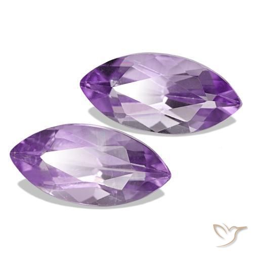 2.20 ct natürliche Hell-Mittelviolett Amethyst-Edelsteine, Marquise, VVS-VS