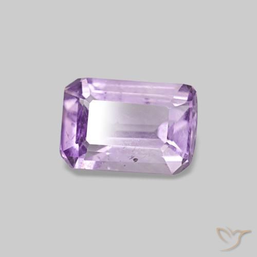 9,17 ctw natürlicher Hellrosa Violett Amethyst, Smaragdschliff, VS