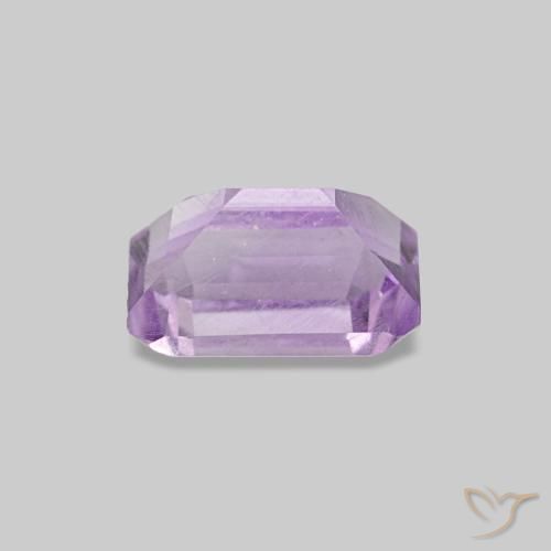 9,17 ctw natürlicher Hellrosa Violett Amethyst, Smaragdschliff, VS