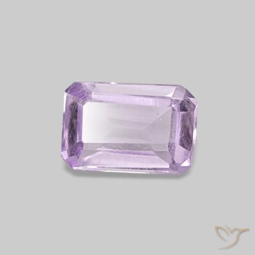 9,17 ctw natürlicher Hellrosa Violett Amethyst, Smaragdschliff, VS