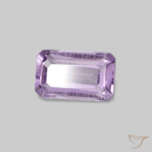 9,17 ctw natürlicher Hellrosa Violett Amethyst, Smaragdschliff, VS