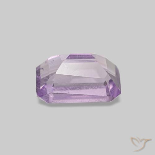 9,17 ctw natürlicher Hellrosa Violett Amethyst, Smaragdschliff, VS