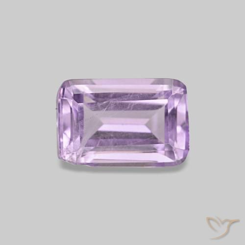 9,17 ctw natürlicher Hellrosa Violett Amethyst, Smaragdschliff, SI