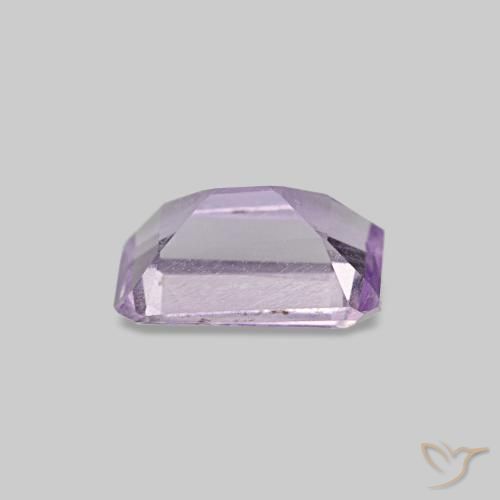 0,51 ctw natürlicher violetter Amethyst, Smaragdschliff, VS