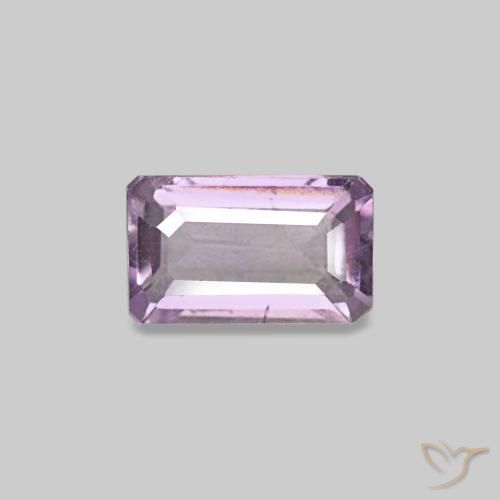 0,29 ctw natürlicher violetter Amethyst, Smaragdschliff, VS-SI