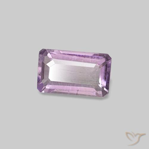 0,29 ctw natürlicher violetter Amethyst, Smaragdschliff, VS-SI