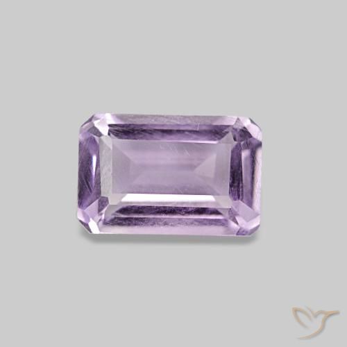 0.52ct Medium Light-Violet Amethyst, Smaragdschliff, VS