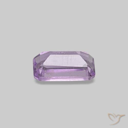 0,30 ctw natürlicher violetter Amethyst, Smaragdschliff, VS
