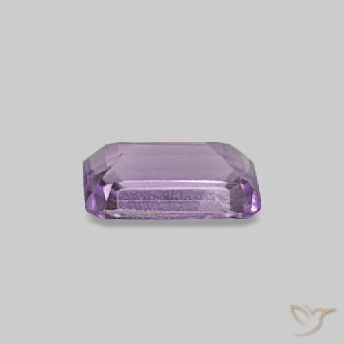 0,24 ctw natürlicher violetter Amethyst, Smaragdschliff, VS-SI