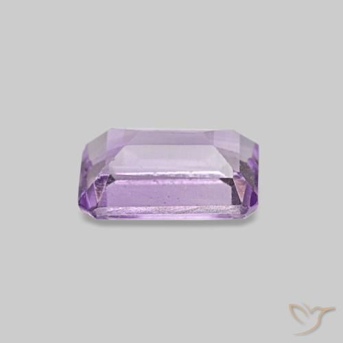 0,32 ctw natürlicher Hell rosaviolett Amethyst, Smaragdschliff, VS