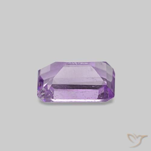 0,52 ctw natürlicher violetter Amethyst, Smaragdschliff, VS-SI