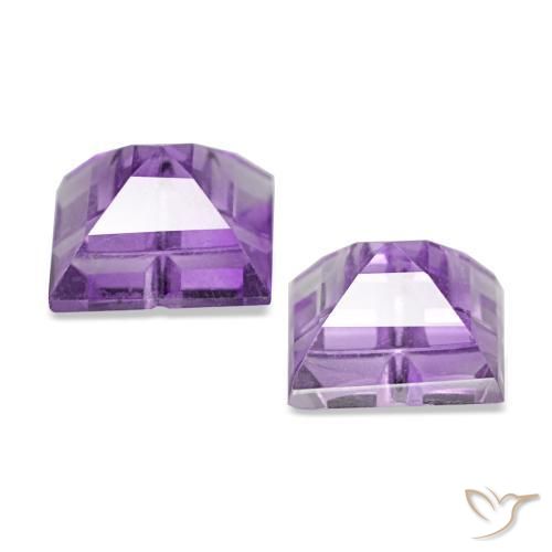 9,17 ctw natürlicher Lebhaftes Violett Amethyst, Quadrat, VS